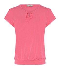 Roze t-shirt micha met een ronde hals
