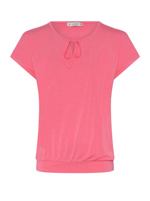 Roze t-shirt micha met een ronde hals